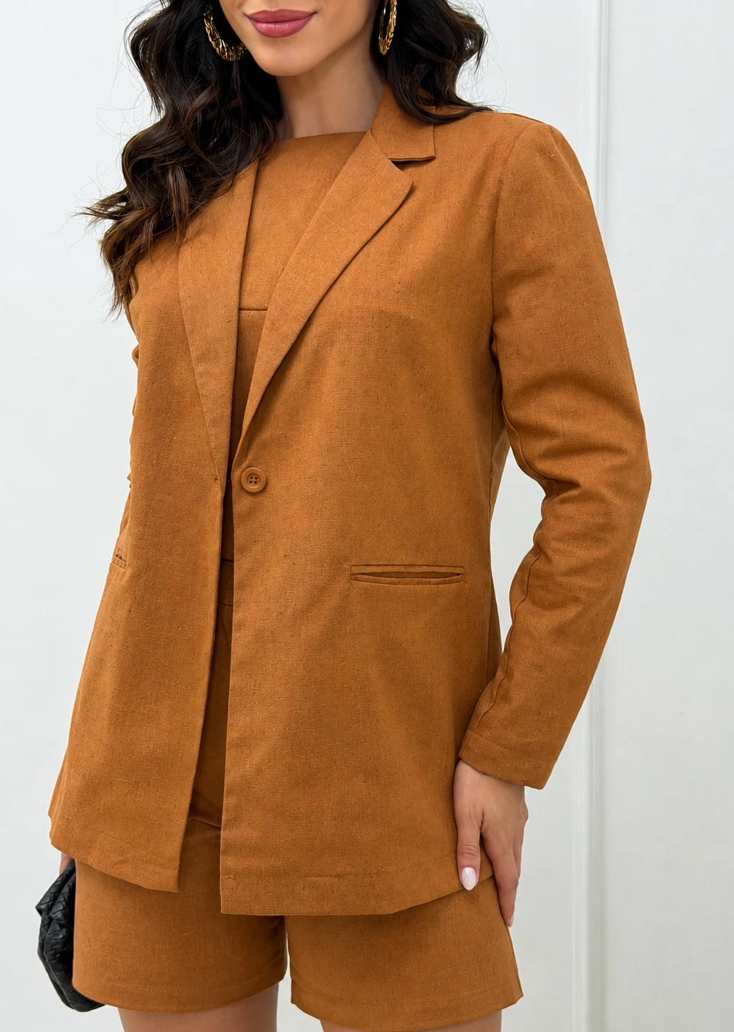 Blazer de Alfaiataria Shizue — Terracota — Enquadramento 5
